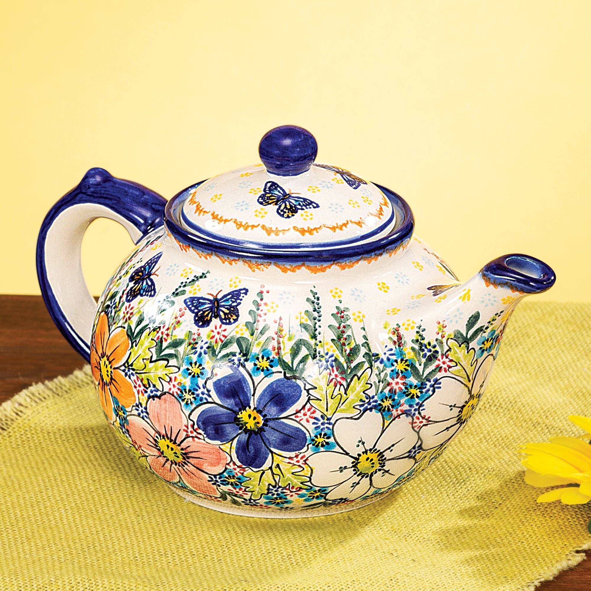 Polish Pottery hotsell Large Tea Pot