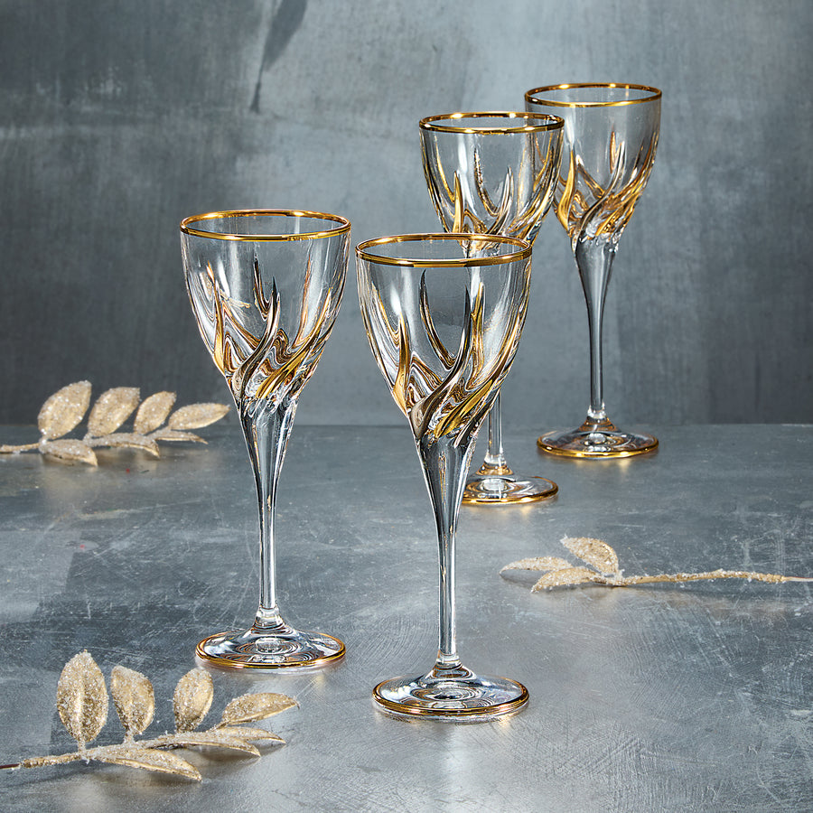 Moonlight Majesty Wine Glasses Set Of 4 (Preorder)