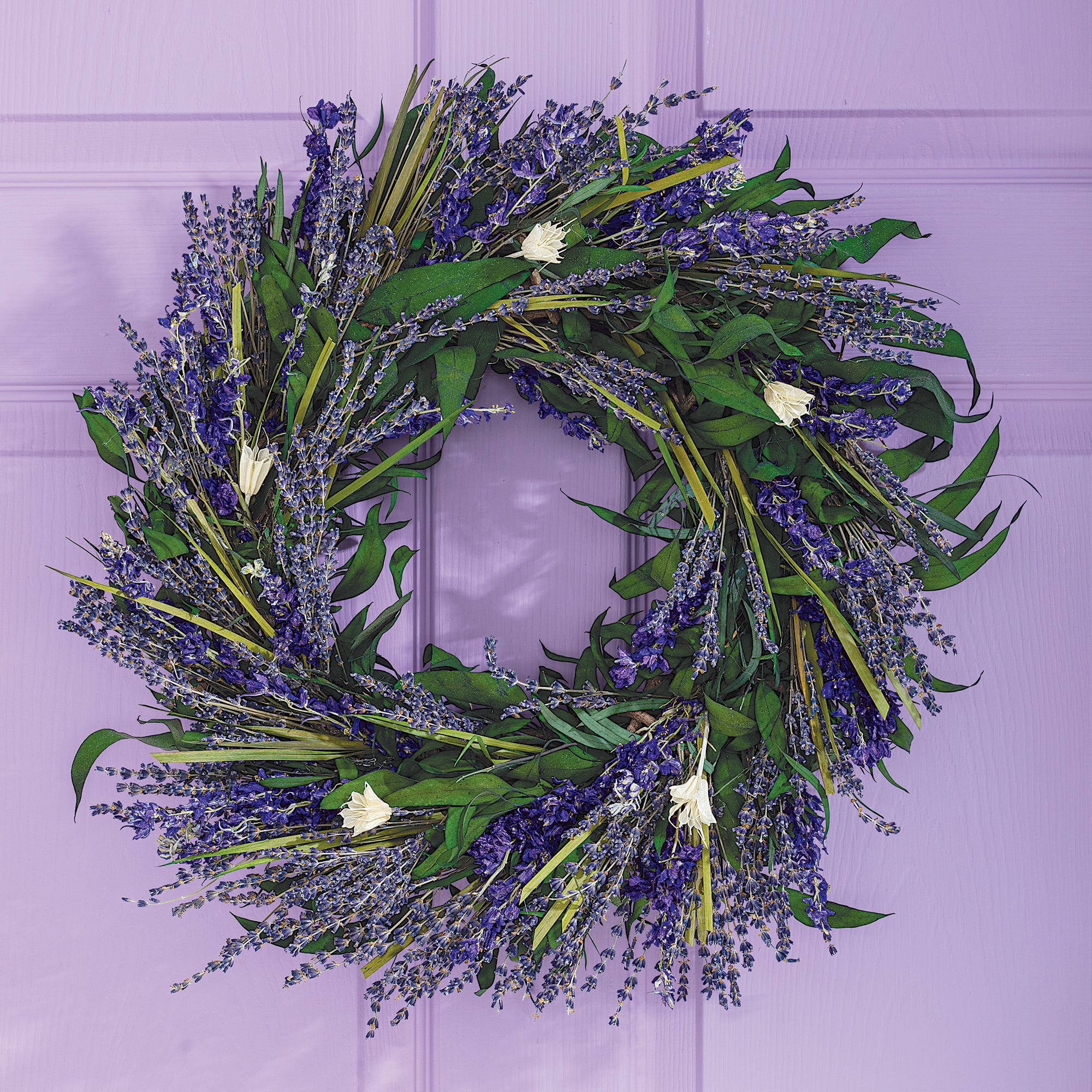 Lavender Grapevine Wreath | Uno Alla Volta