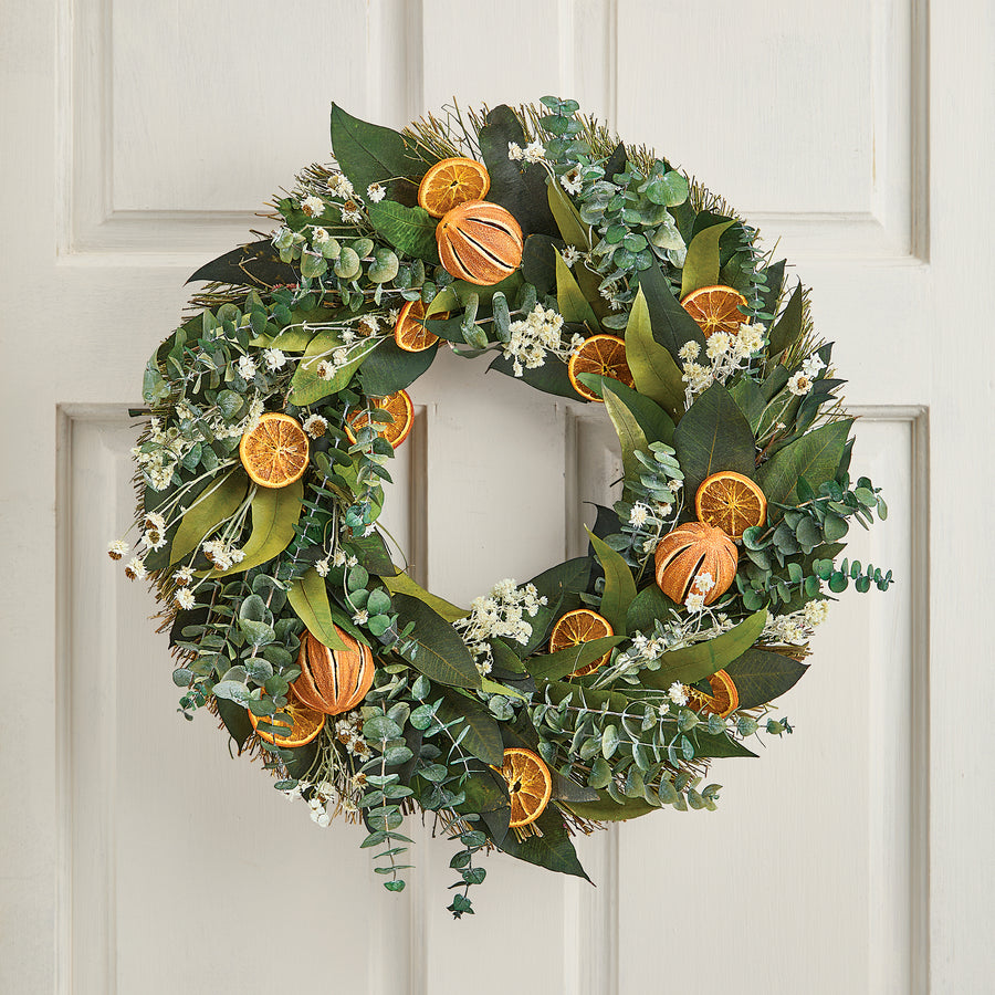 Dried Citrus & Eucalyptus Wreath (Preorder)