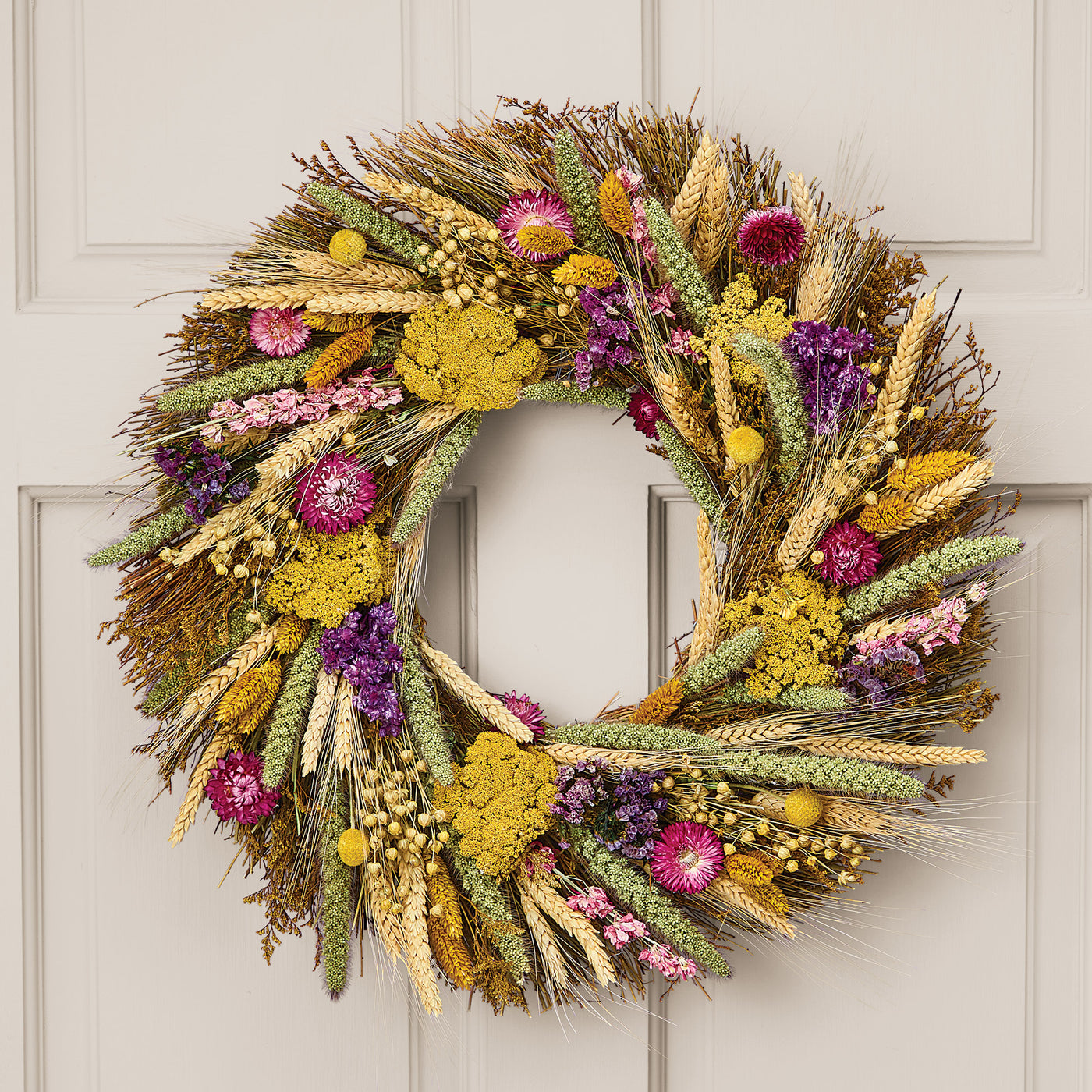 Wildflower Wheat Wreath