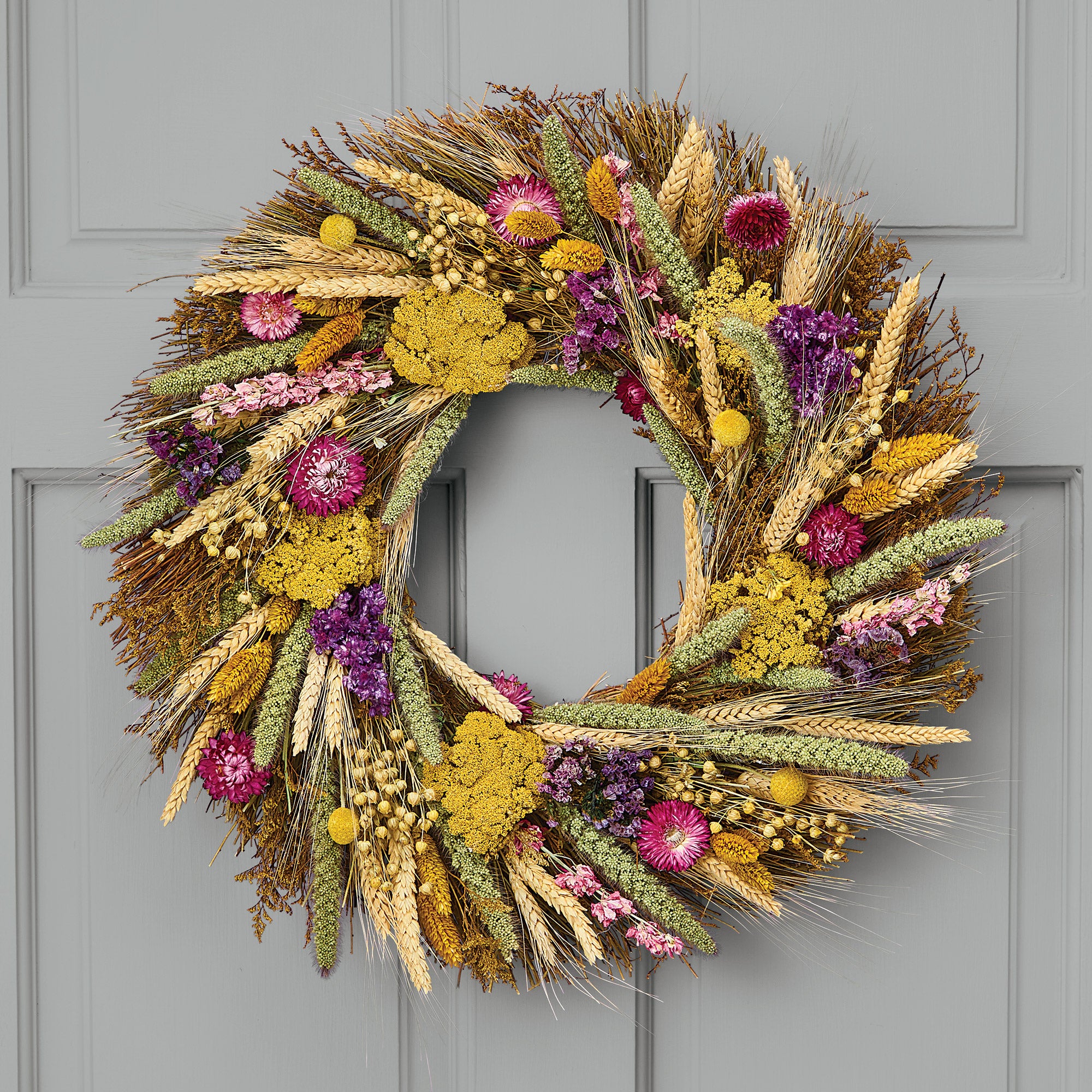 Wildflower Wheat Wreath