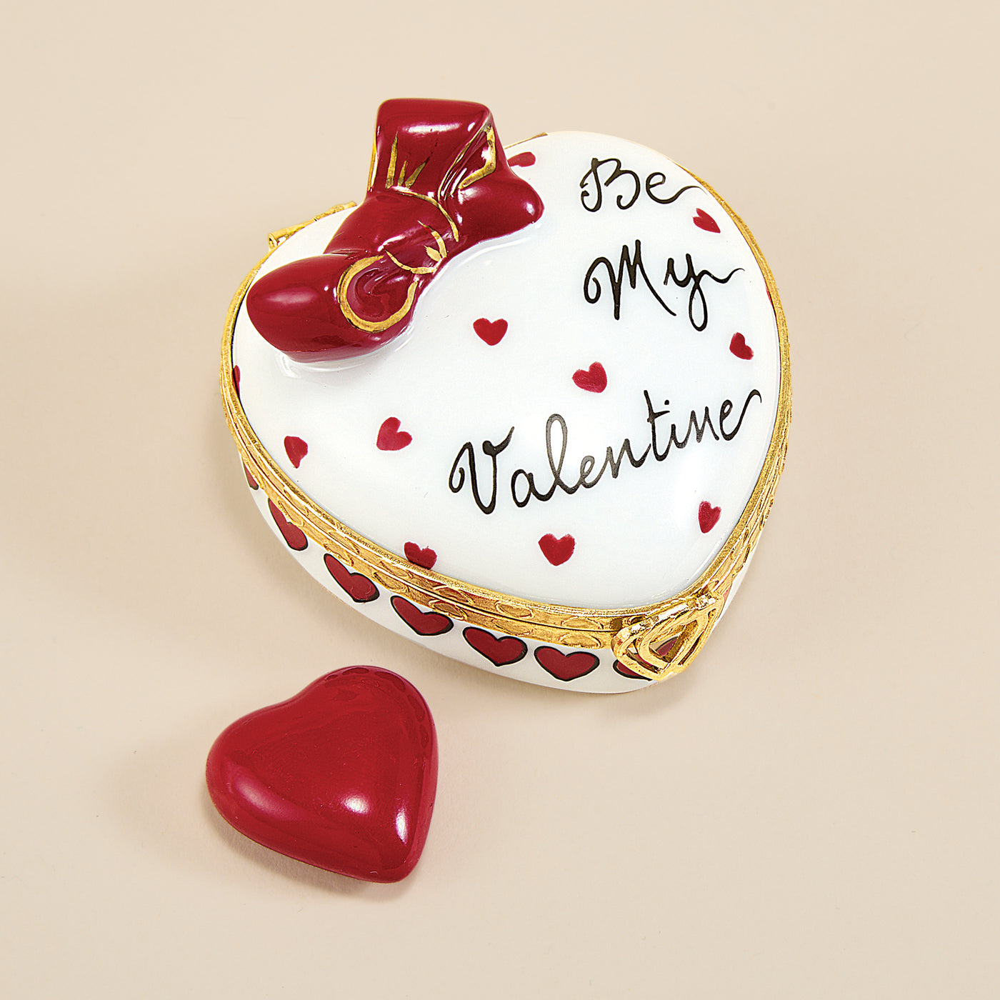 Limoges Porcelain Be My Valentine Keepsake Box (Preorder)