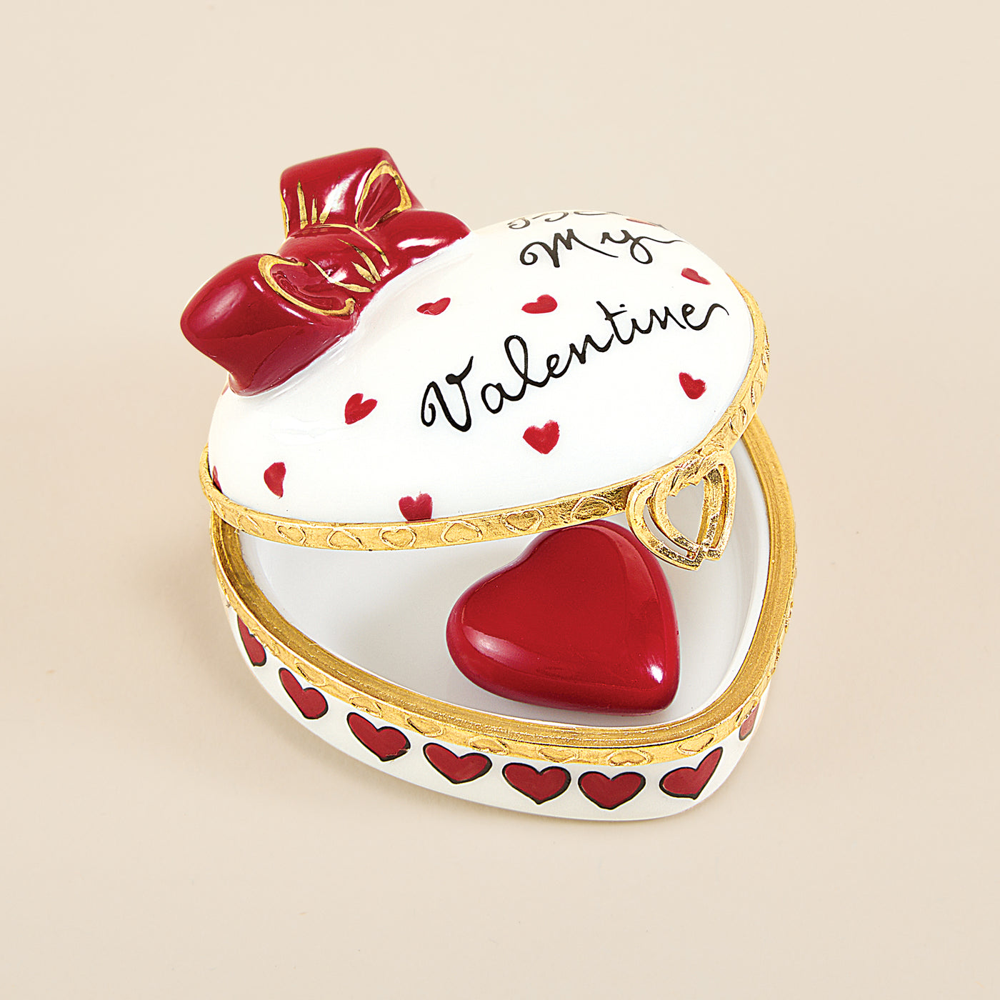 Limoges Porcelain Be My Valentine Keepsake Box (Preorder)