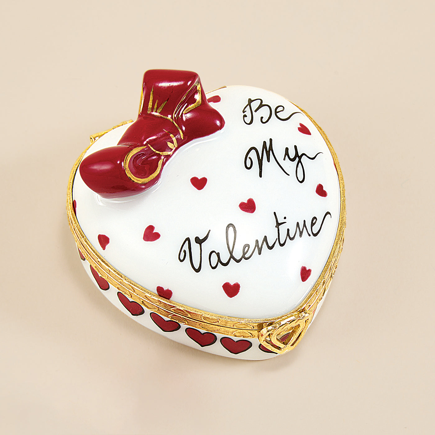 Limoges Porcelain Be My Valentine Keepsake Box (Preorder)