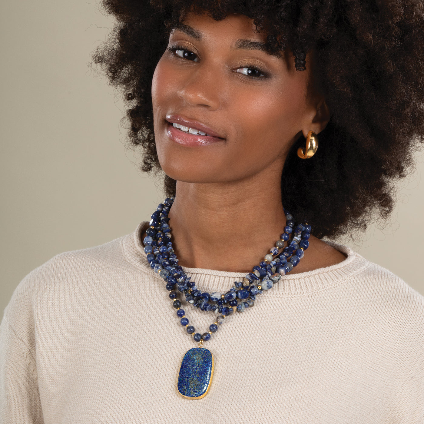 Into The Blue Three-In-One Necklace