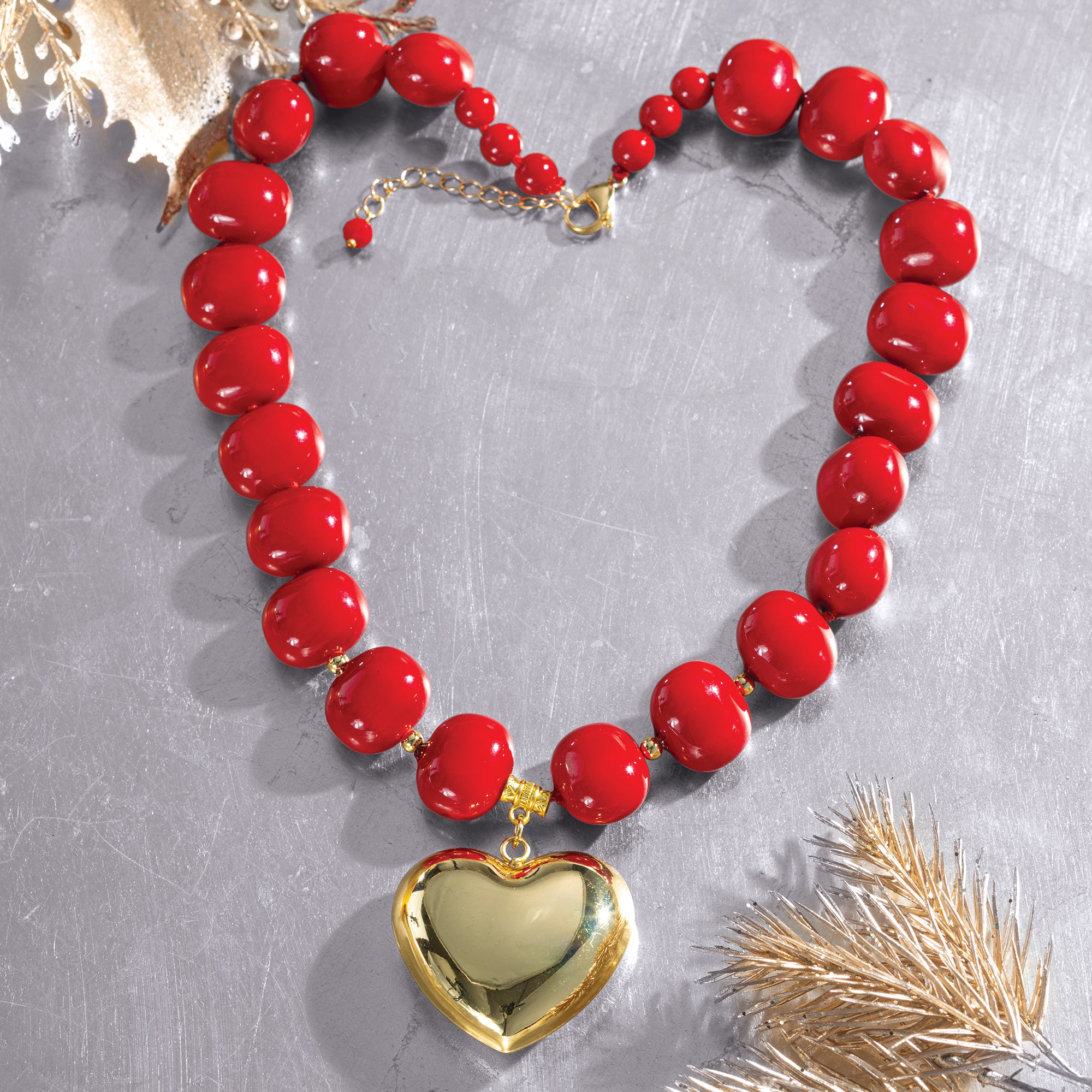 Red Agate, online Freshwater Pearl, Swarovski Crystal and Gold Filled Necklace Set