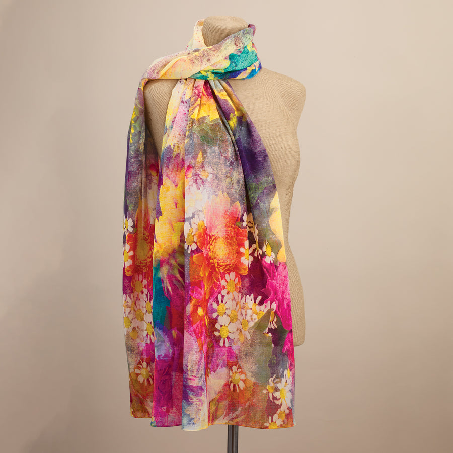 Floral Splashes Scarf