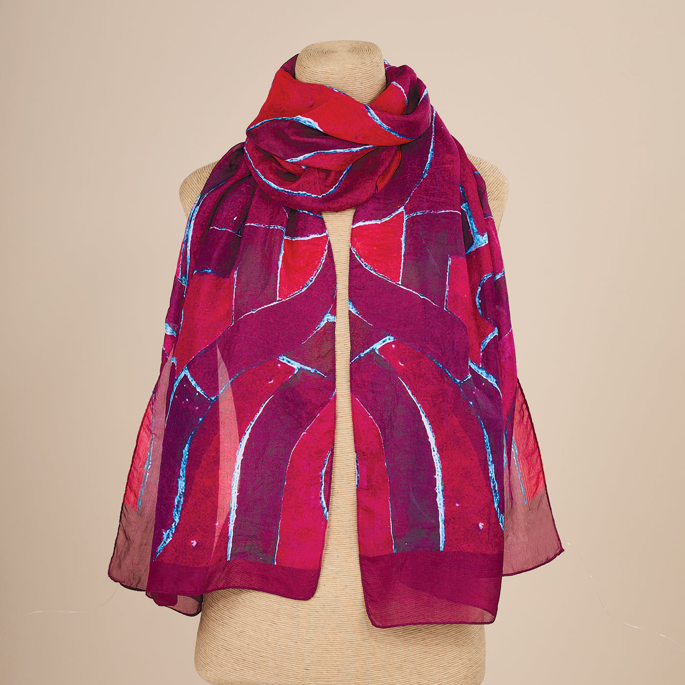 Verre Rouge Silk Scarf