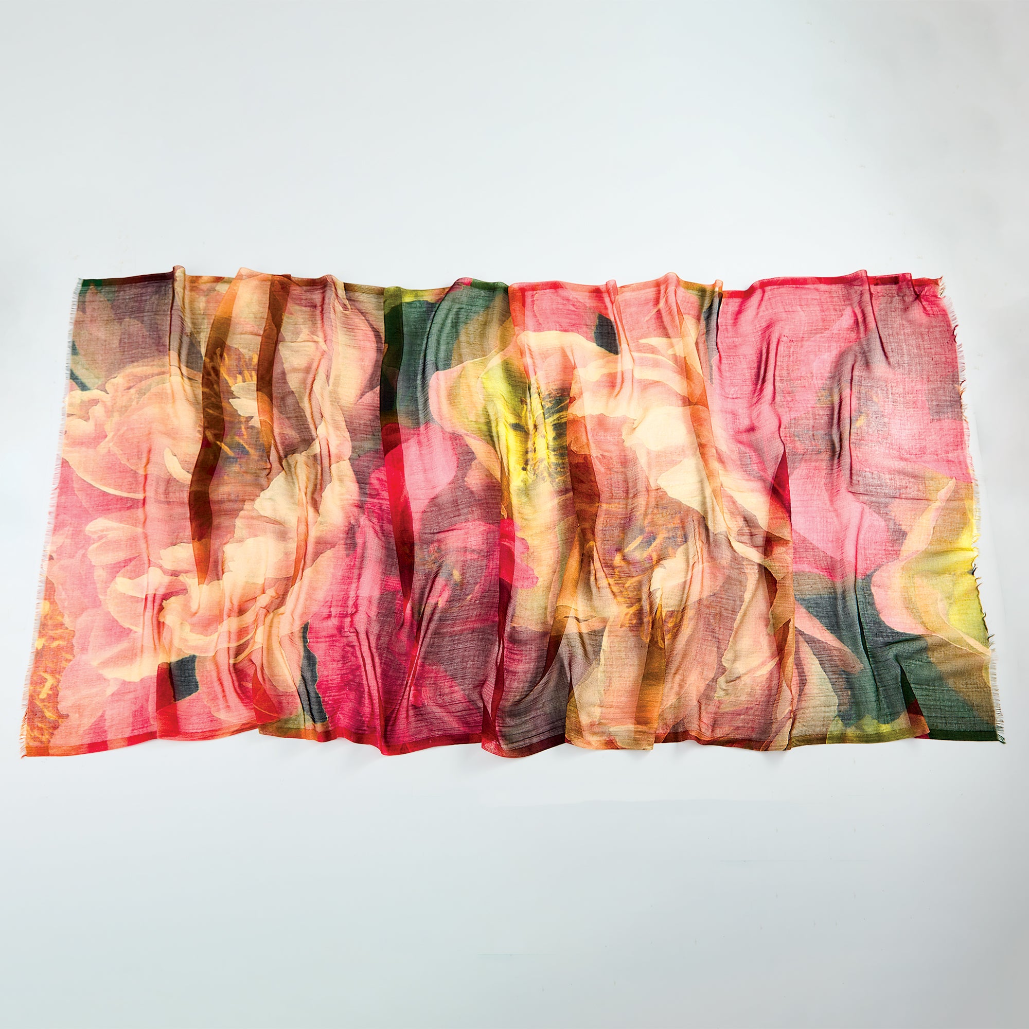 Blooming Peonies Scarf