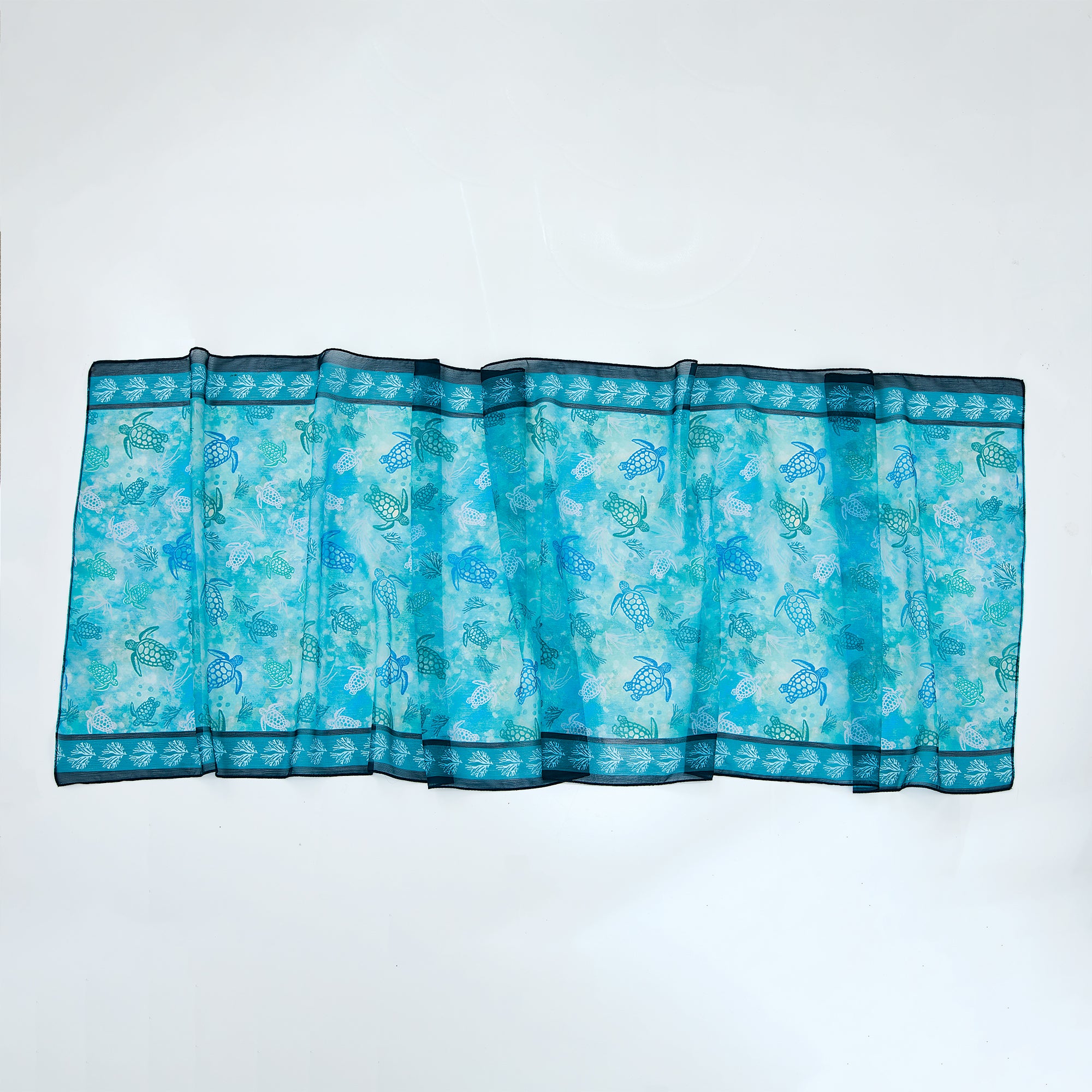 A Sea Of Sea Turtles Scarf