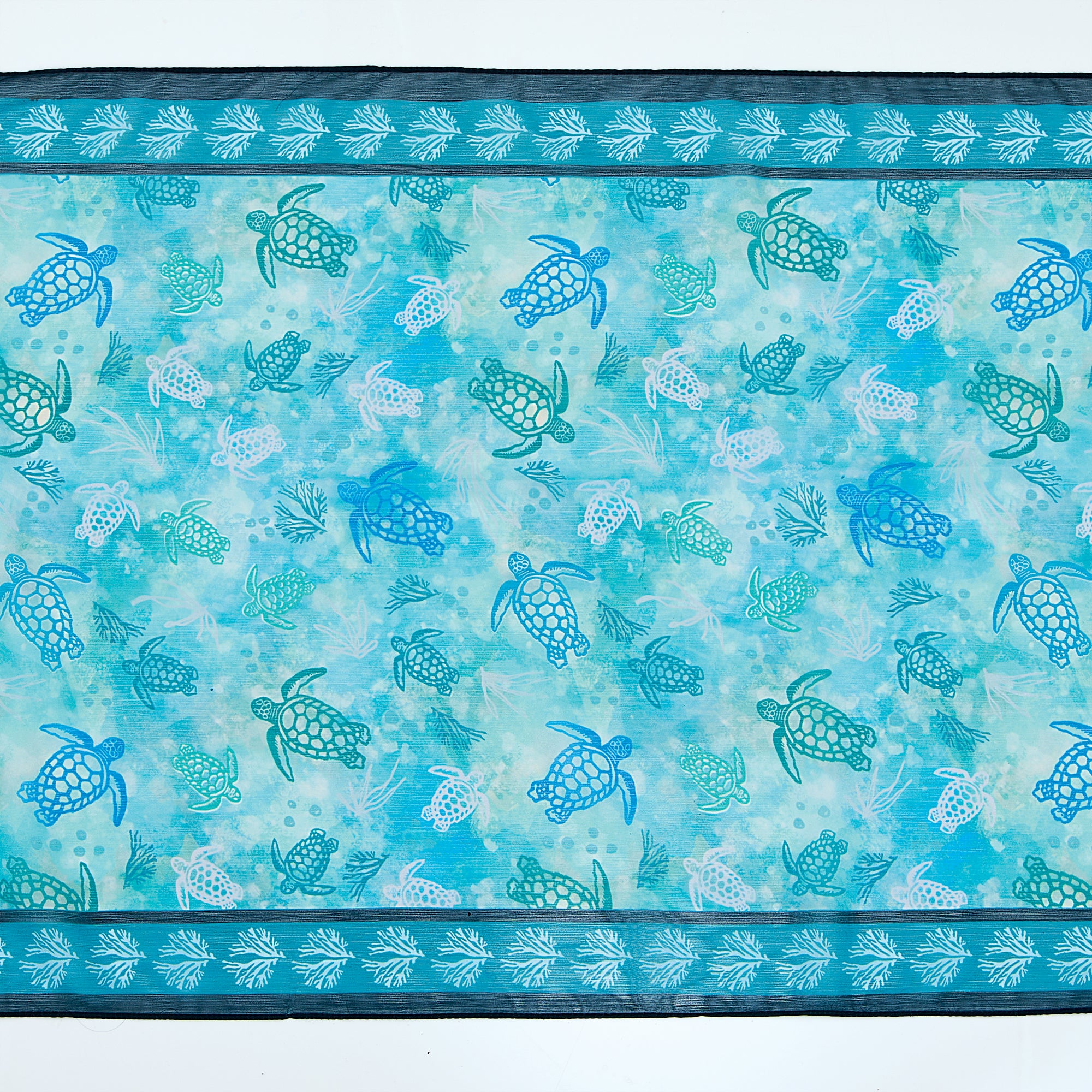 A Sea Of Sea Turtles Scarf