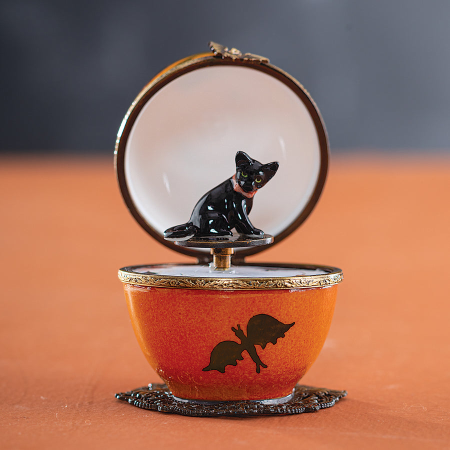 Limoges Porcelain Wicked Witch Musical Egg