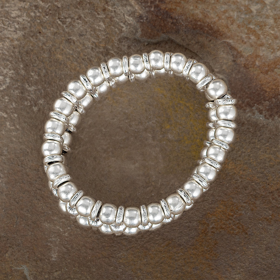 Turkish Pewter Bubble Bracelet