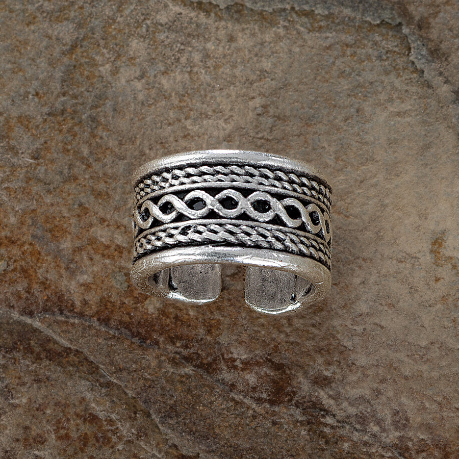 Turkish Pewter Cigar Band Ring