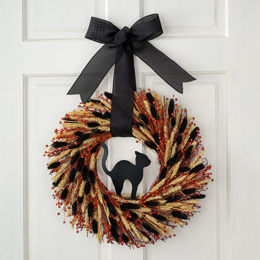 Scaredy Cat Wreath