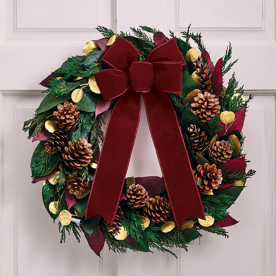 Beauty In Burgundy Wreath