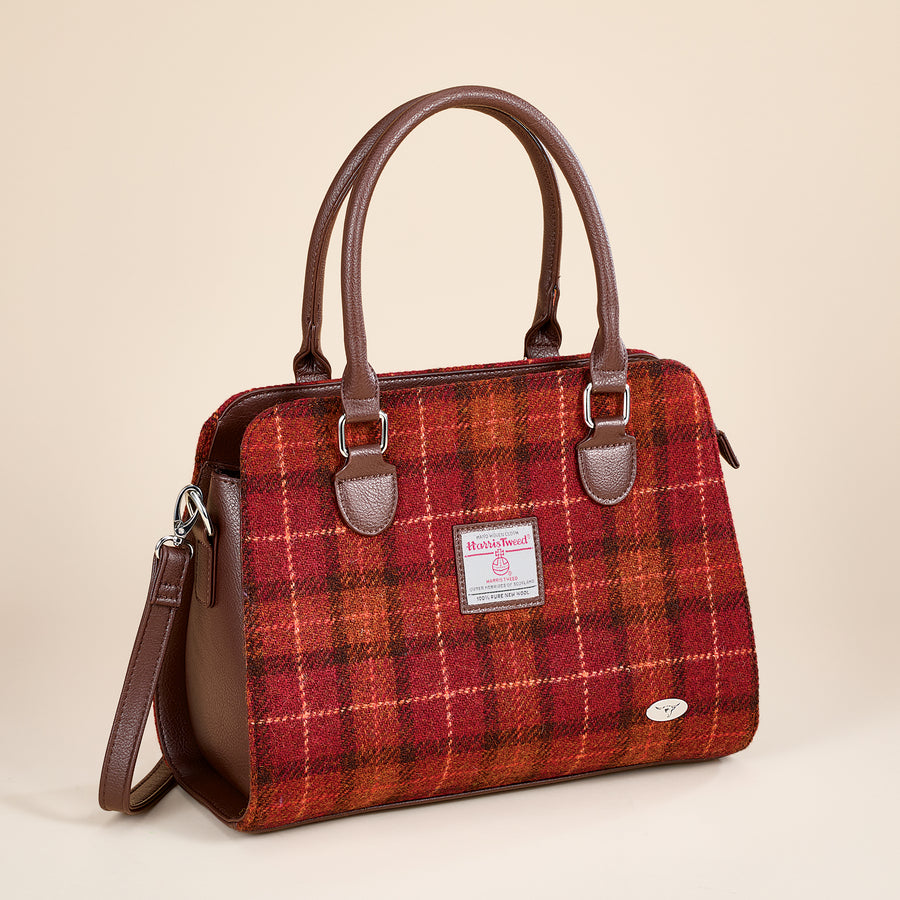 Dundee Plaid Harris Tweed Tote