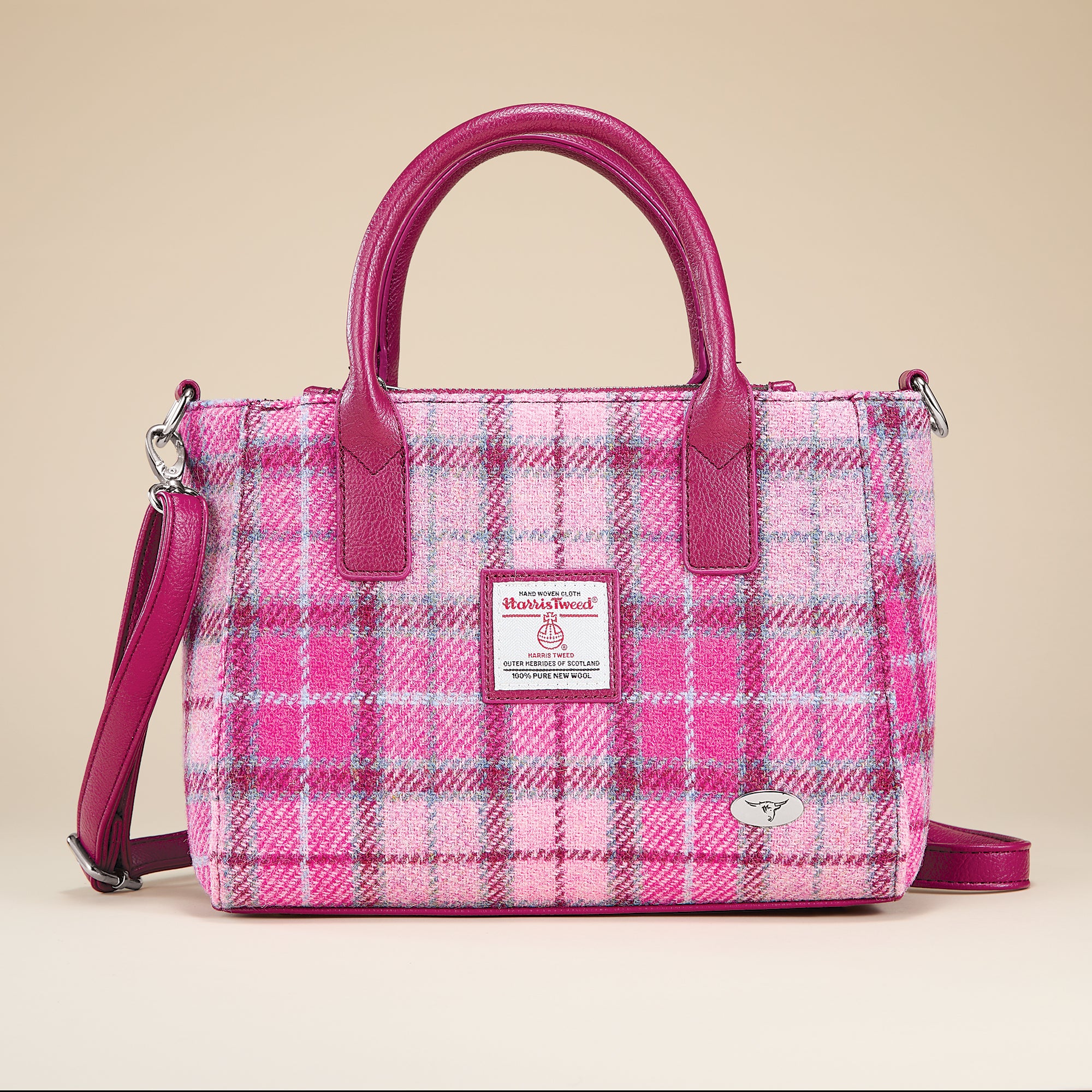 Buchanan Plaid Harris Tweed Tote