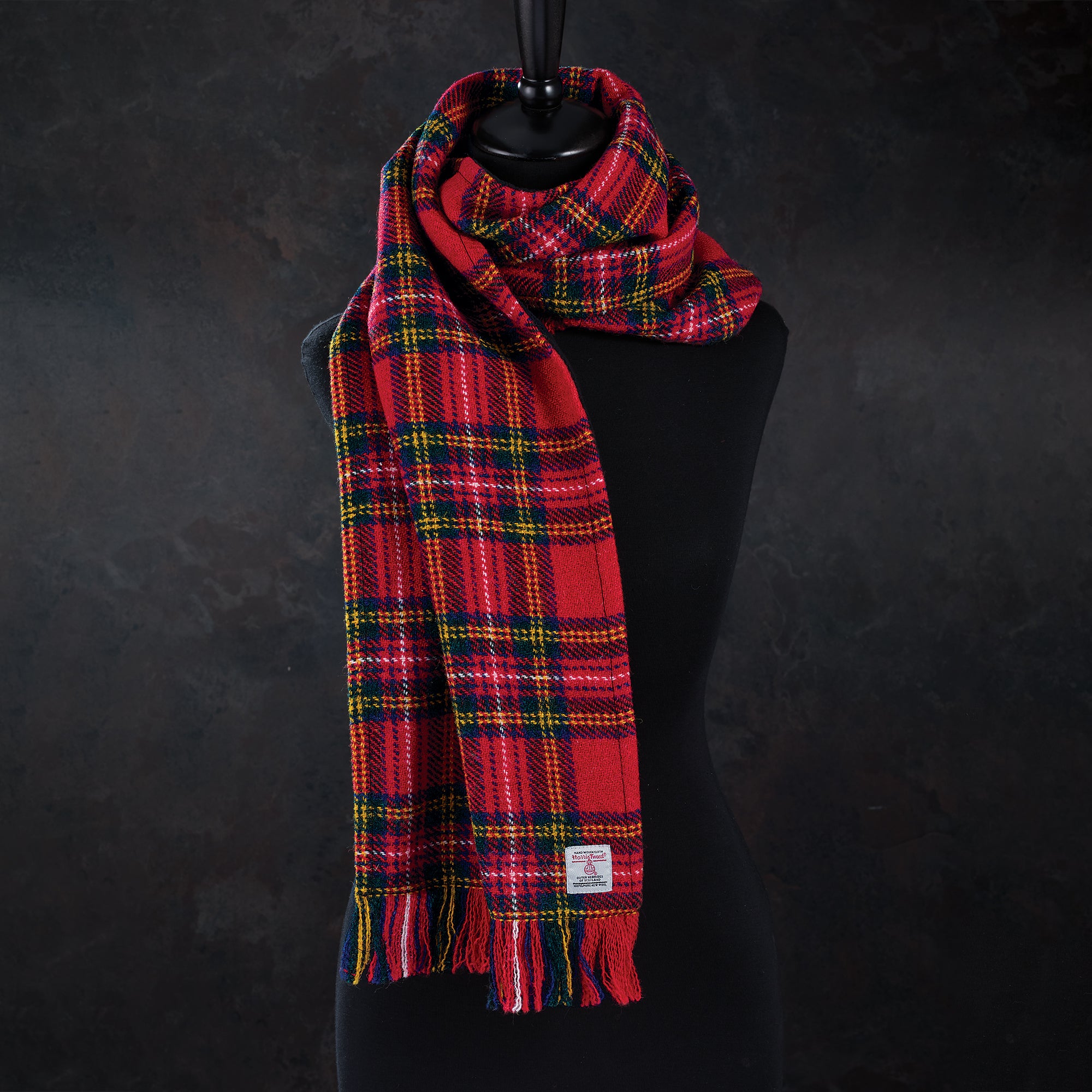 Lochmaddy Plaid Harris Tweed Scarf