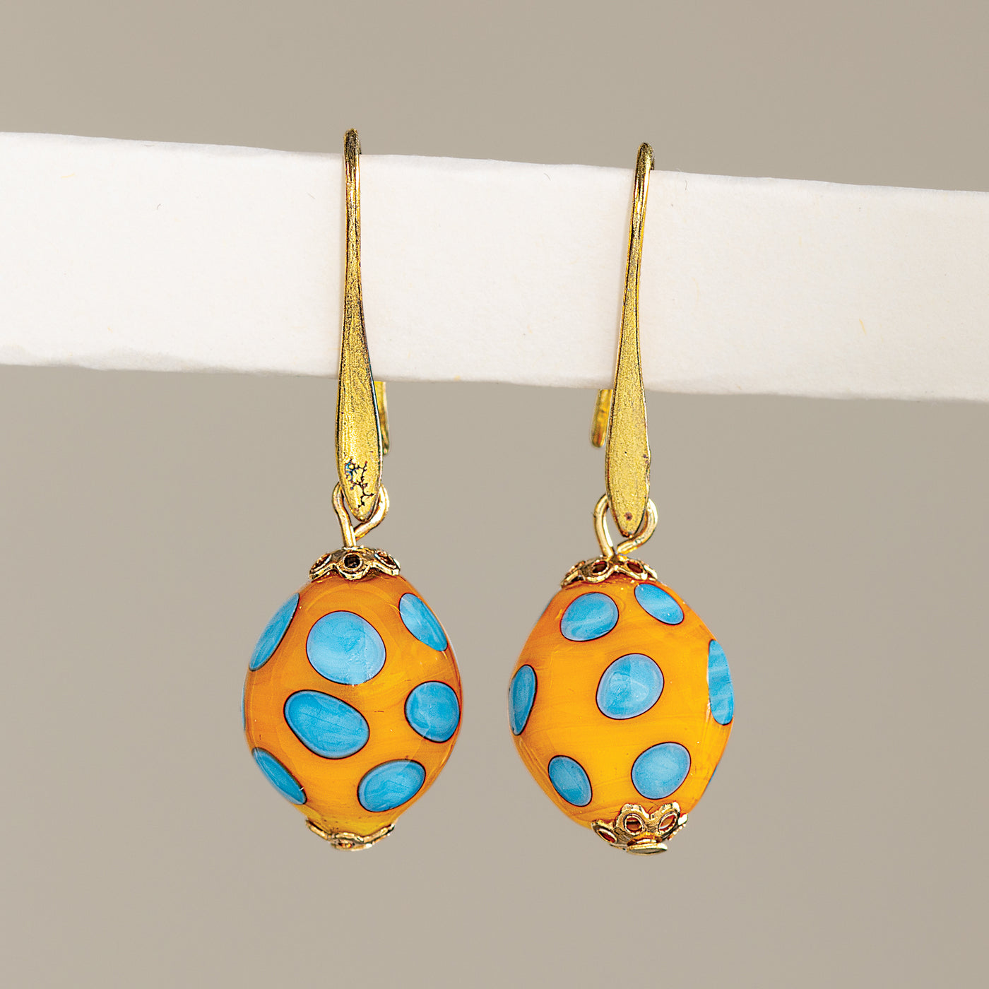 Murano Glass Unparalleled Patterns Beaded Earrings (Preorder)