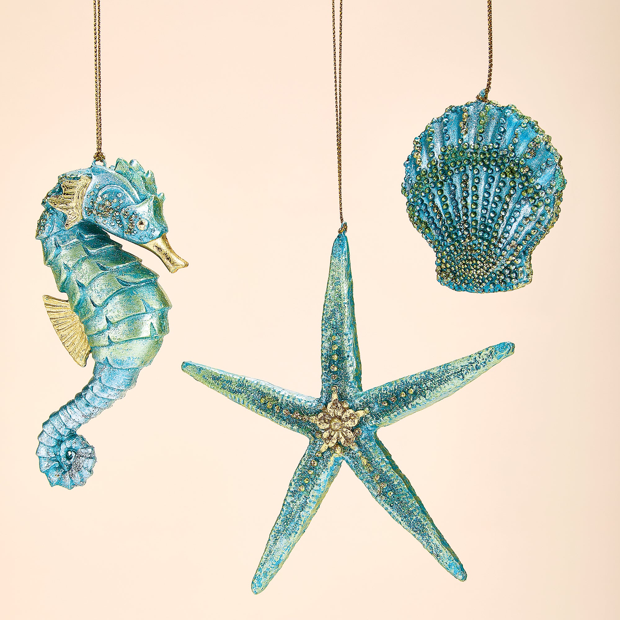 Hand-Painted Starfish Ornament