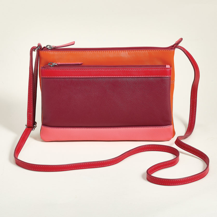 Pumpkin Spice Leather Crossbody