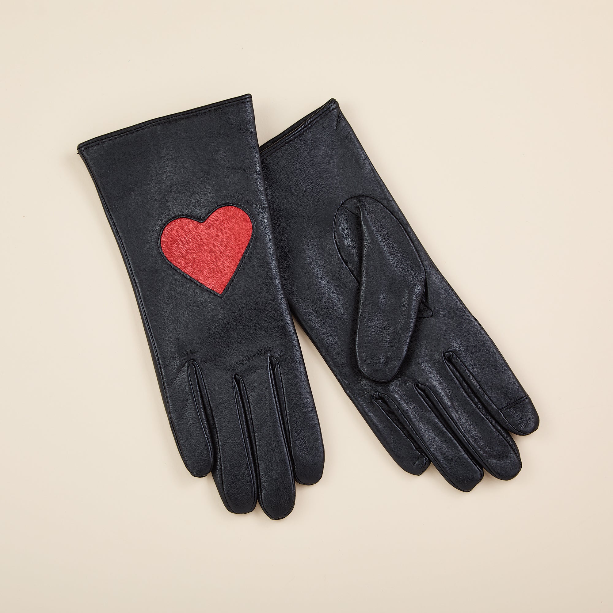 All Heart Fleece-Lined Leather Gloves