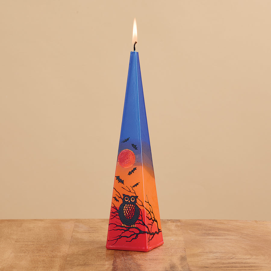 Hand-Painted Midnight Creatures Candle