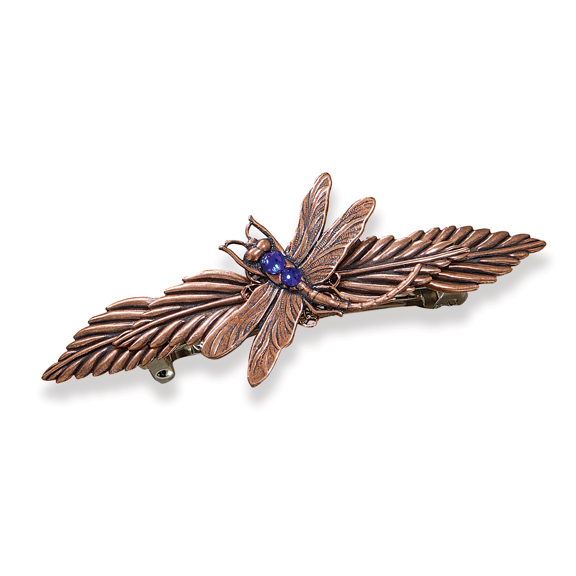 Vintage-Style Dragonfly Barrette