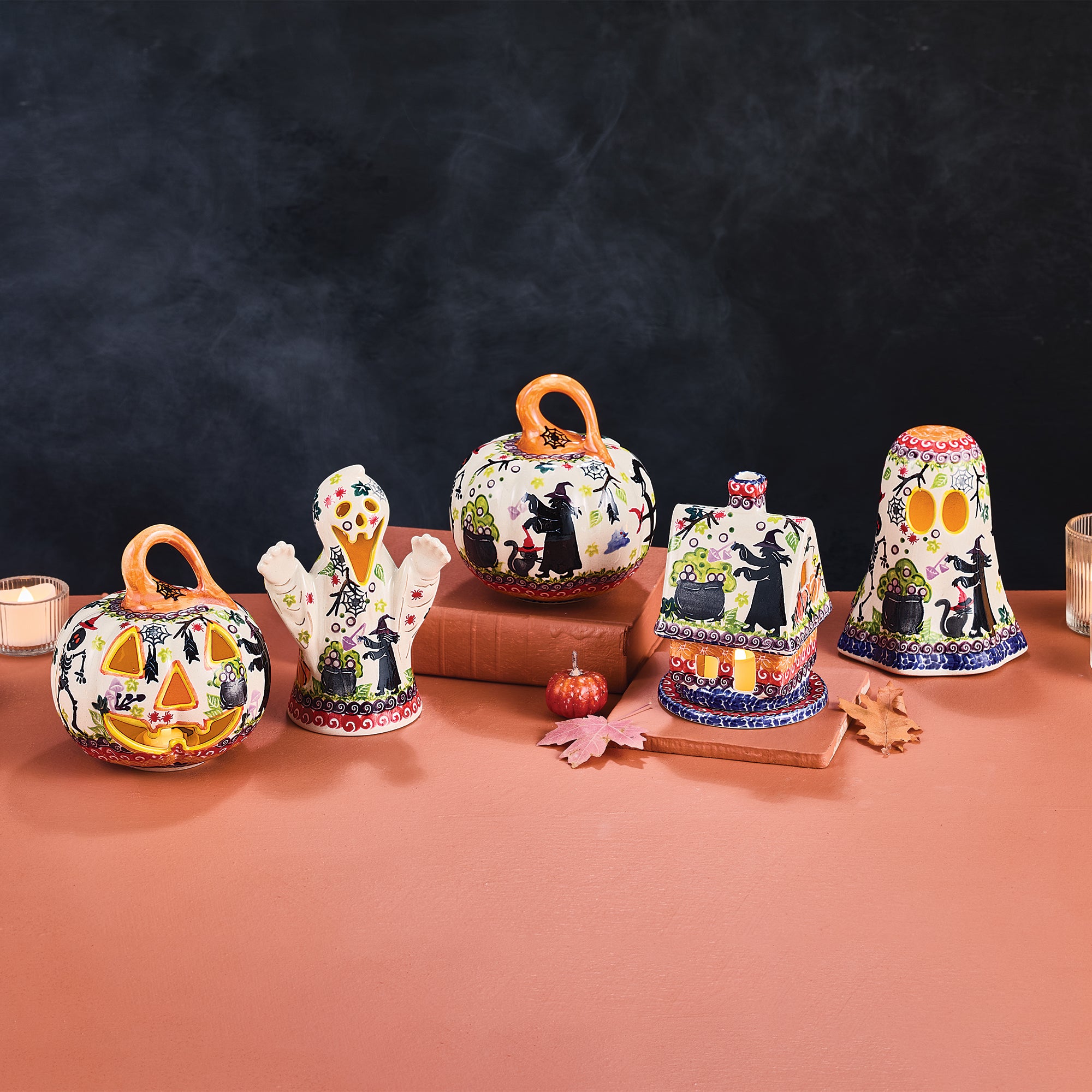 2024 Edition Halloween Polish Pottery Mini Pumpkin