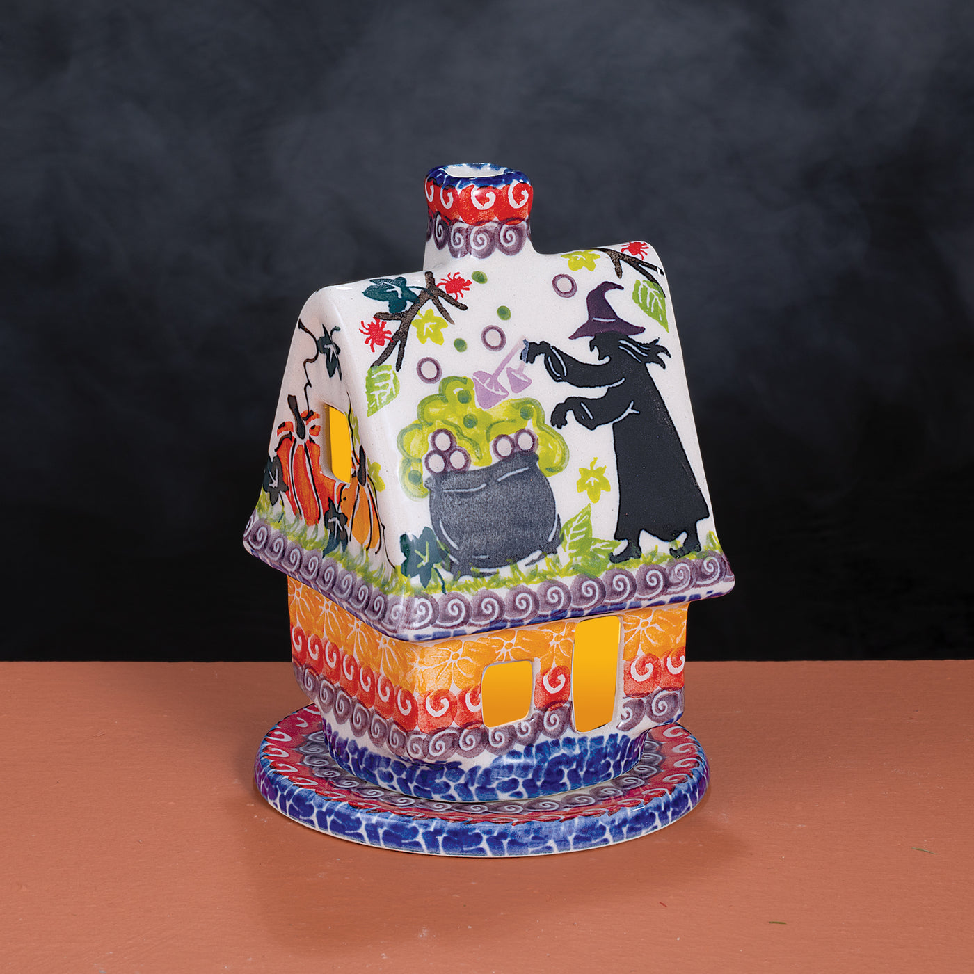 2024 Edition Halloween Polish Pottery House Luminary