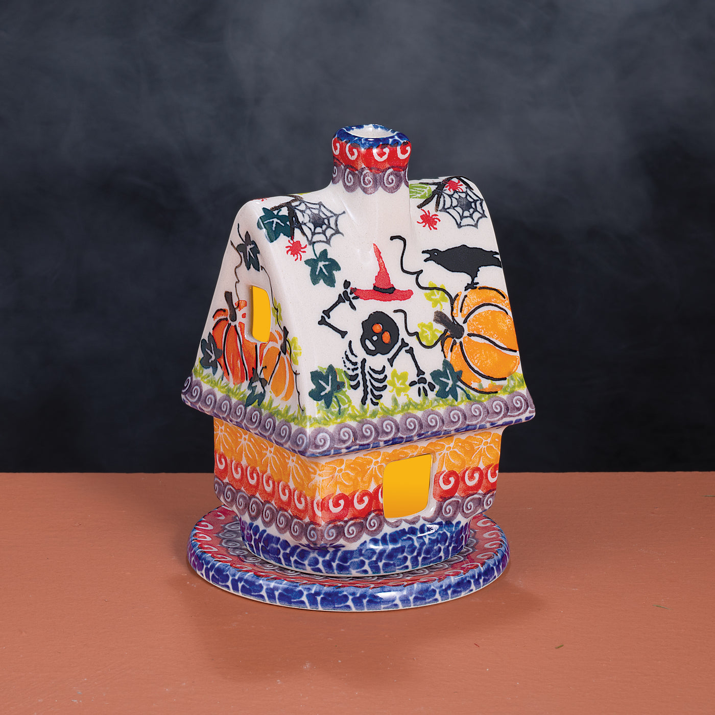 2024 Edition Halloween Polish Pottery House Luminary