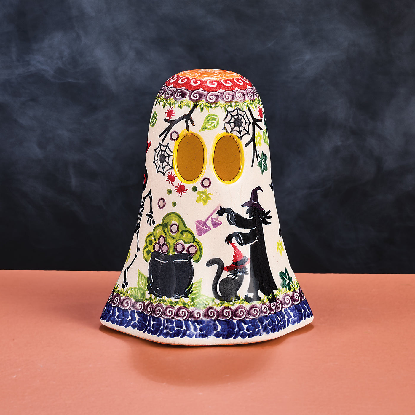 2024 Edition Halloween Polish Pottery Ghost Luminary