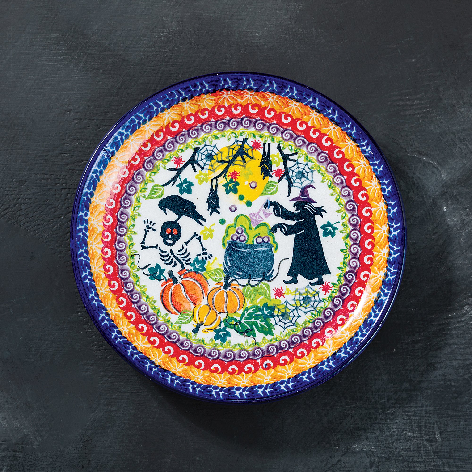 2024 Edition Halloween Polish Pottery Small Plate (Preorder)