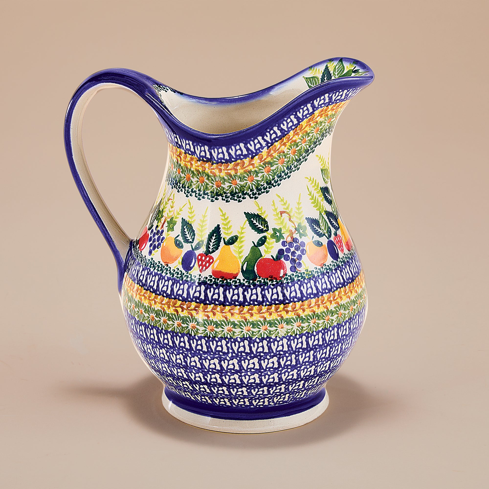 Polish Pottery Farm Fresh Pitcher