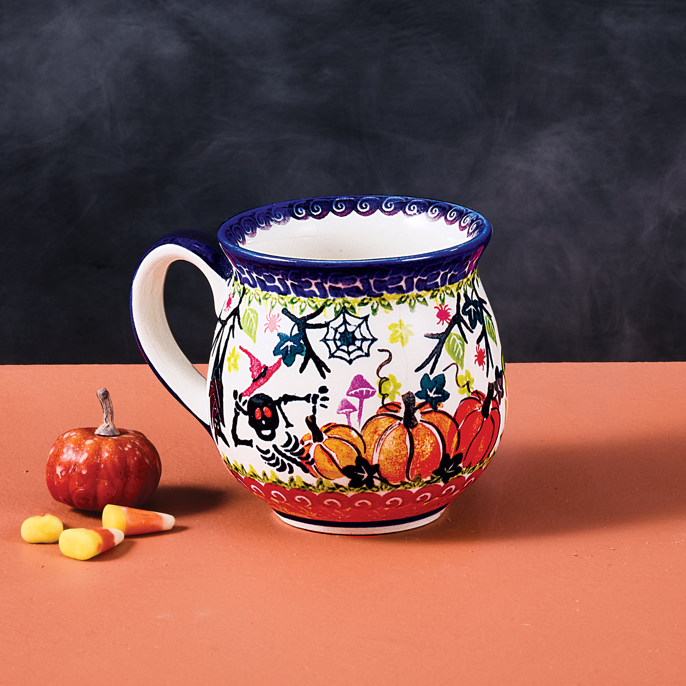 2024 Edition Halloween Polish Pottery Bubble Mug, 11oz.