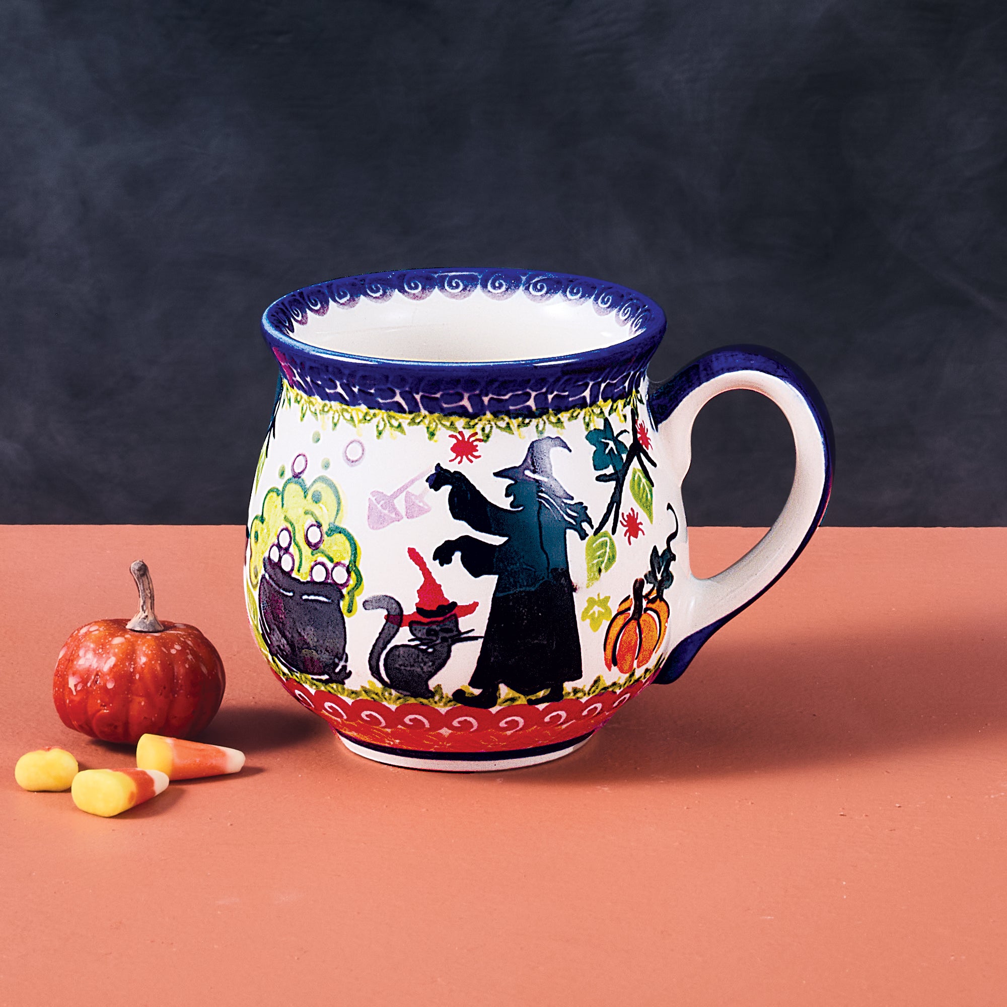 2024 Edition Halloween Polish Pottery Bubble Mug, 11oz.