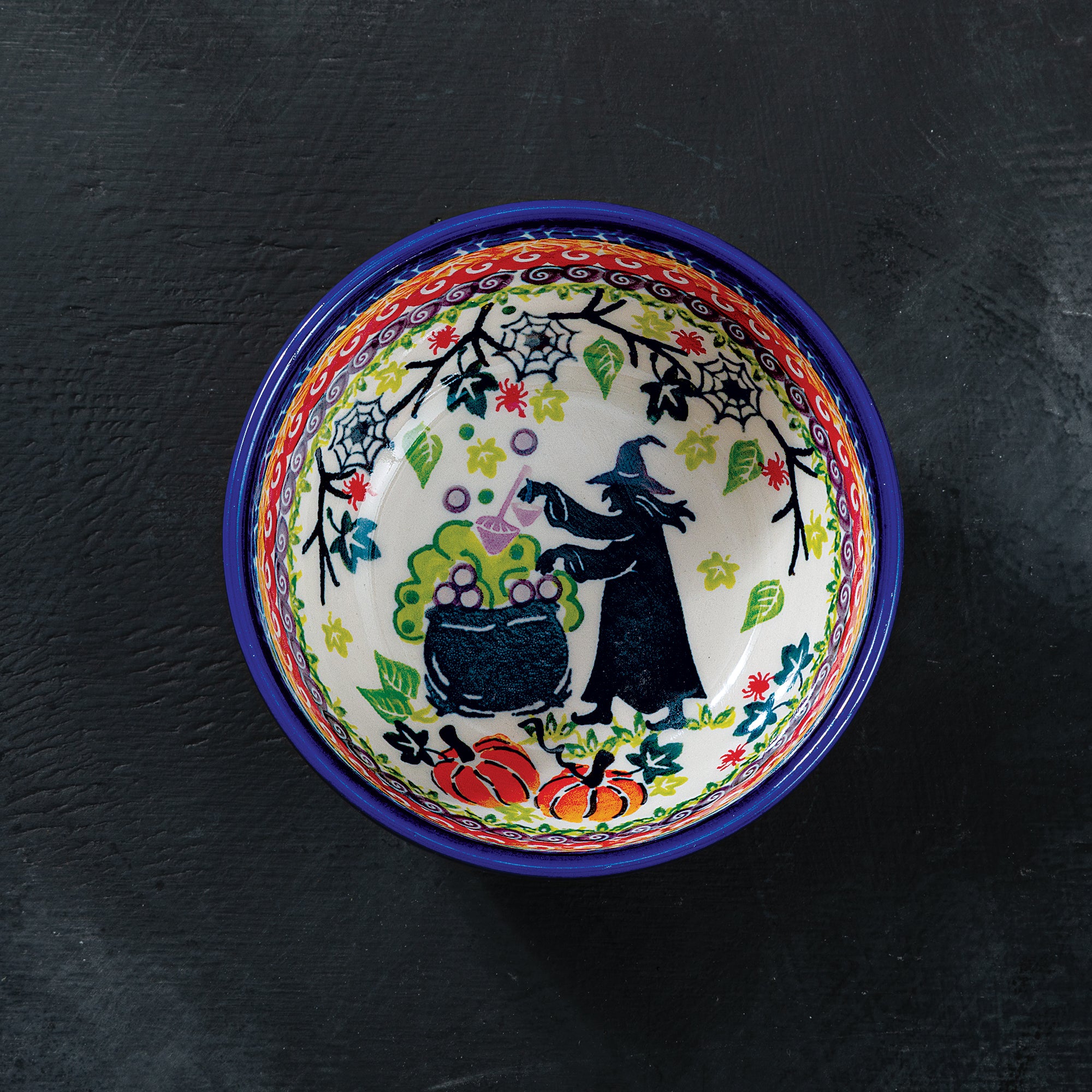 2024 Edition Halloween Polish Pottery Small Bowl