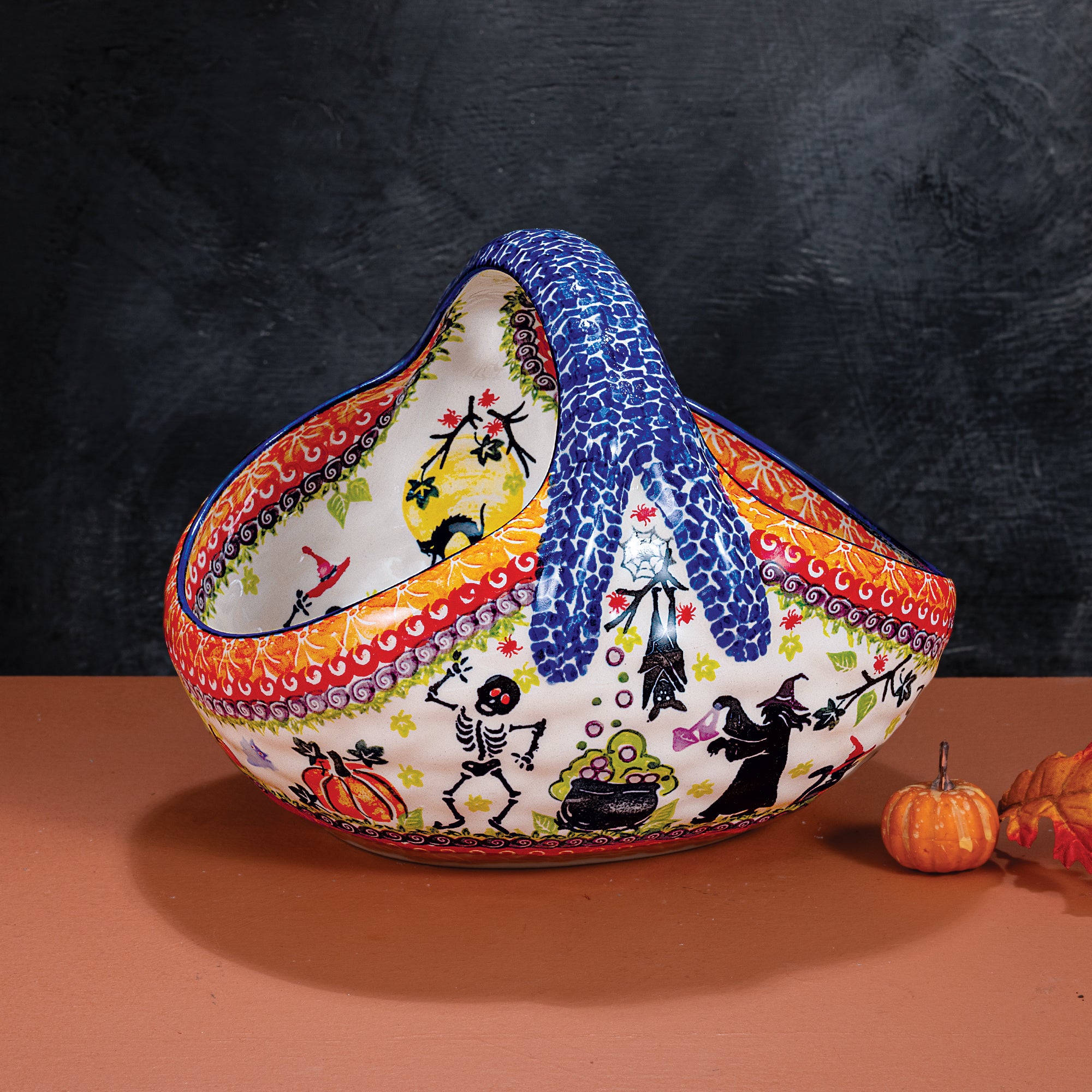 2024 Edition Halloween Polish Pottery Basket