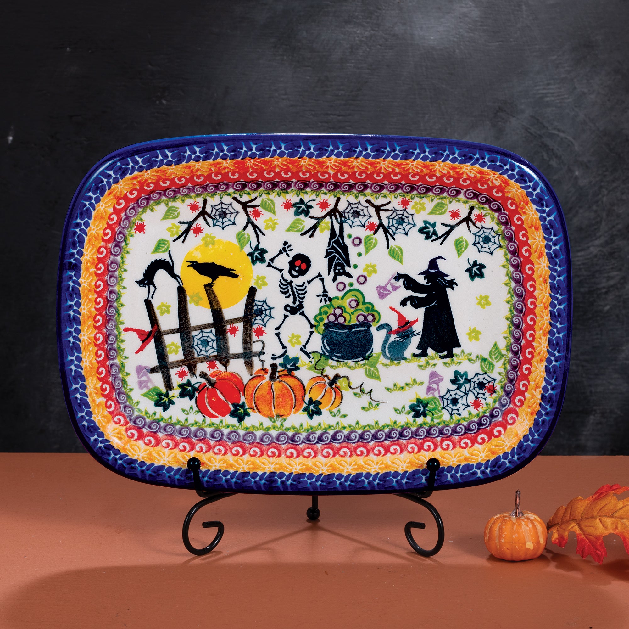 2024 Edition Halloween Polish Pottery Platter