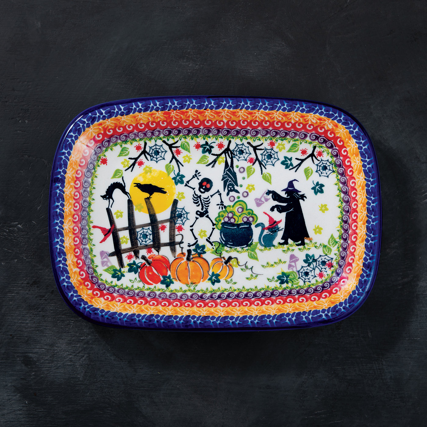 2024 Edition Halloween Polish Pottery Platter