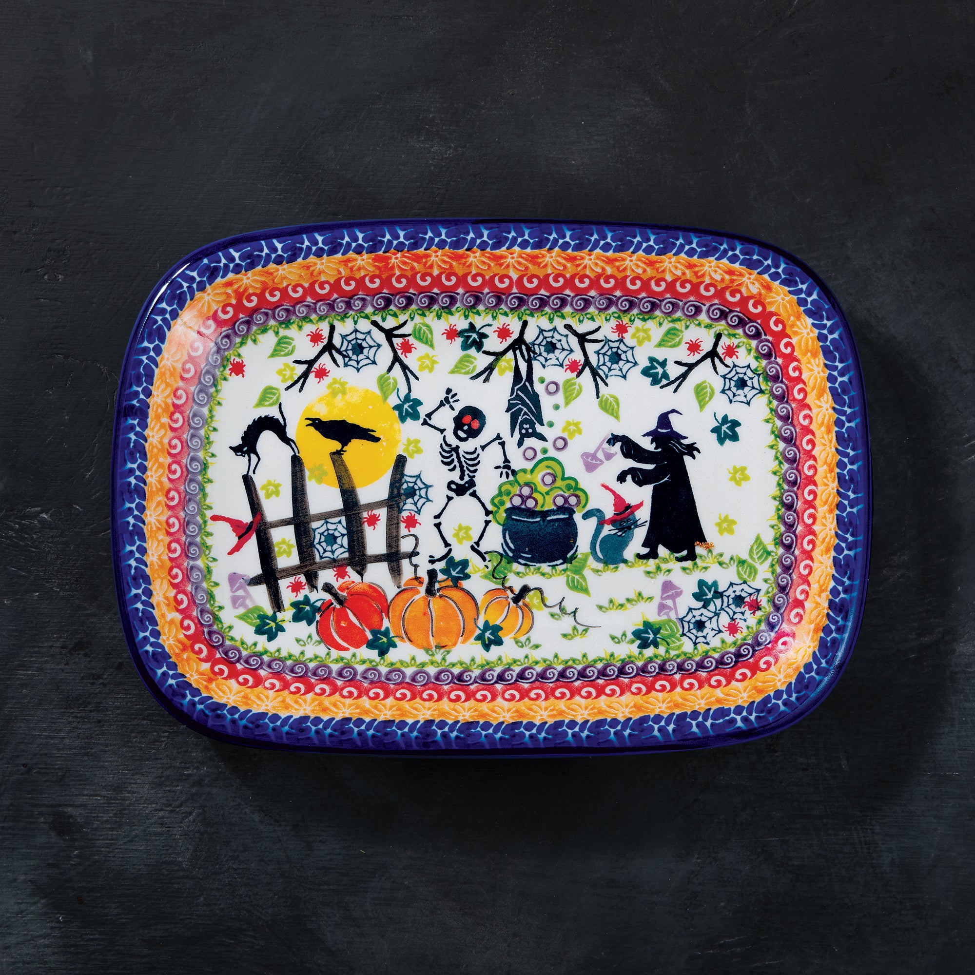 2024 Edition Halloween Polish Pottery Platter