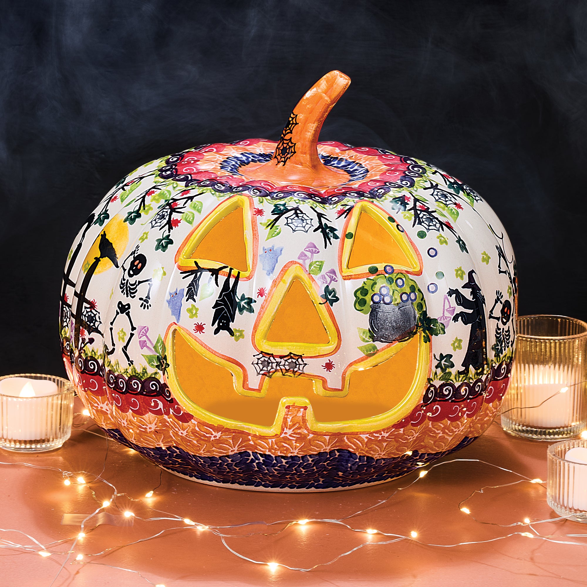 2024 Edition Halloween Polish Pottery Jack O' Lantern