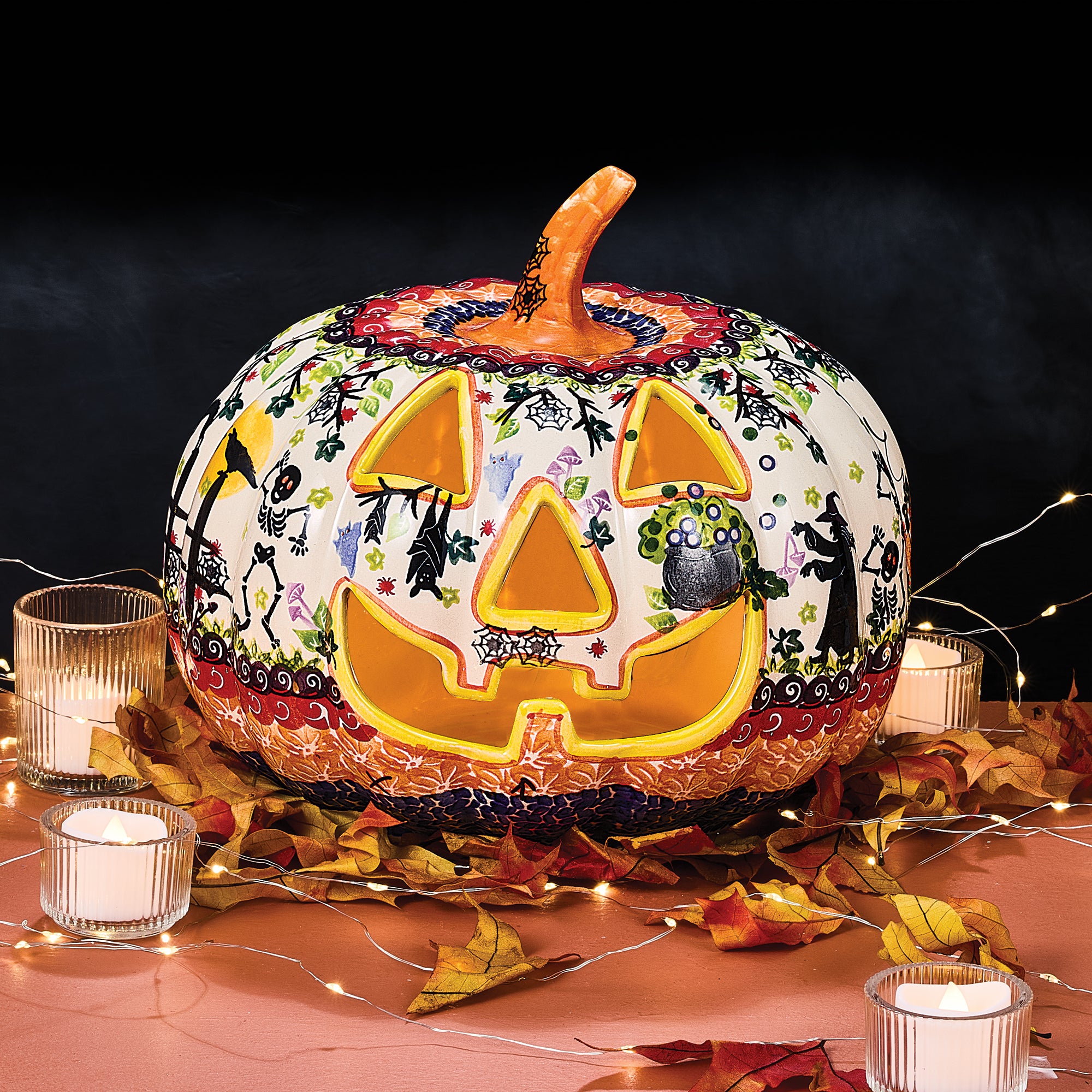 2024 Edition Halloween Polish Pottery Jack O' Lantern