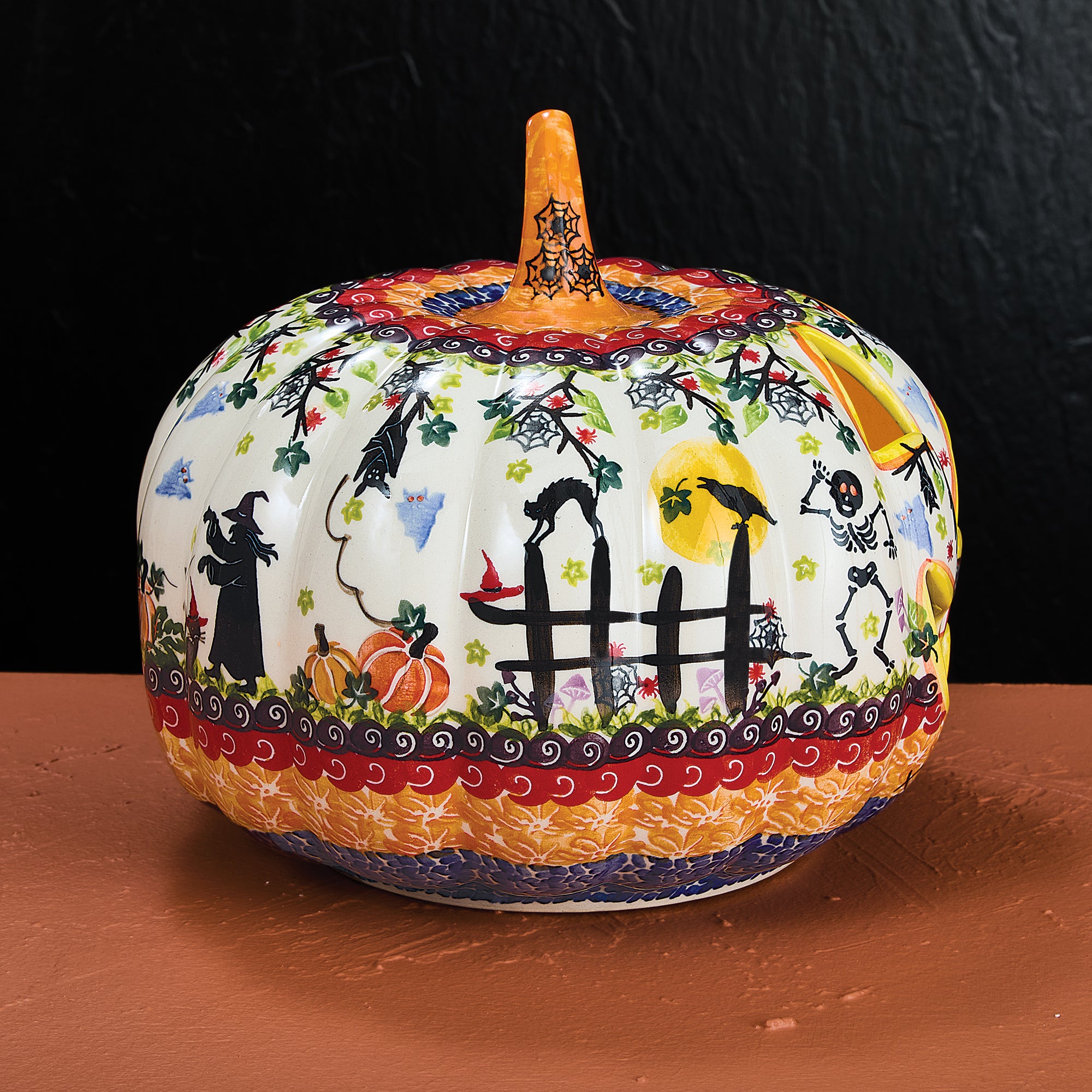 2024 Edition Halloween Polish Pottery Jack O' Lantern