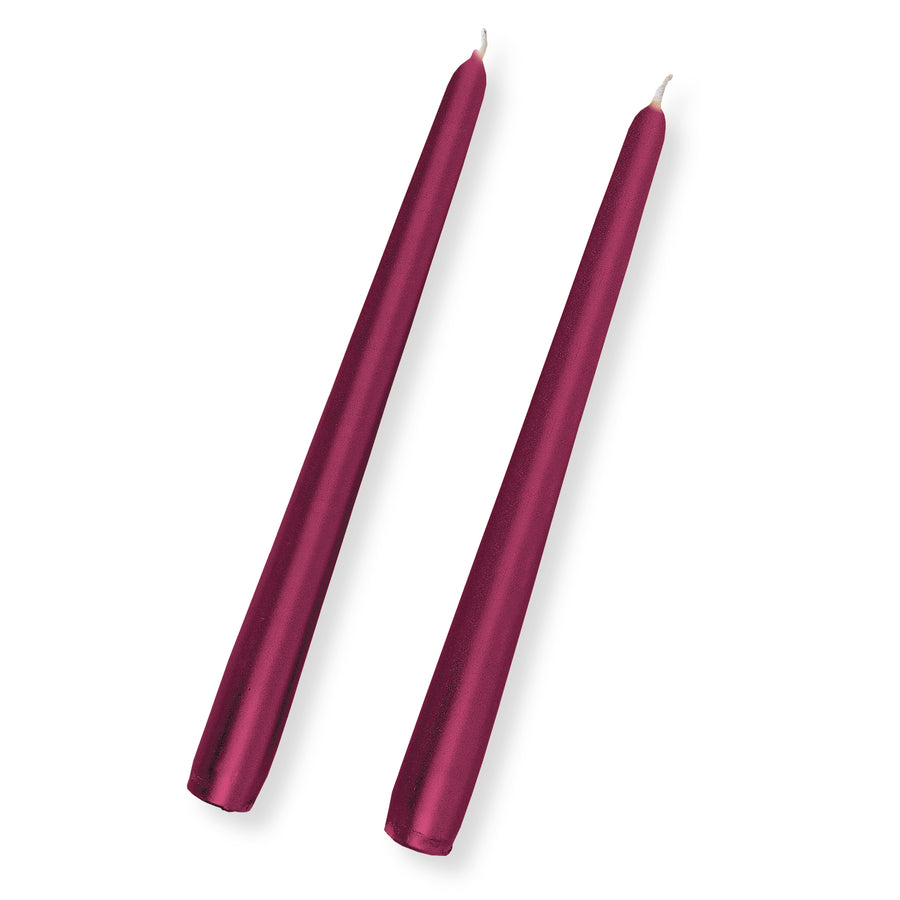 Ruby Red Taper Candles Set Of 2 (Preorder)