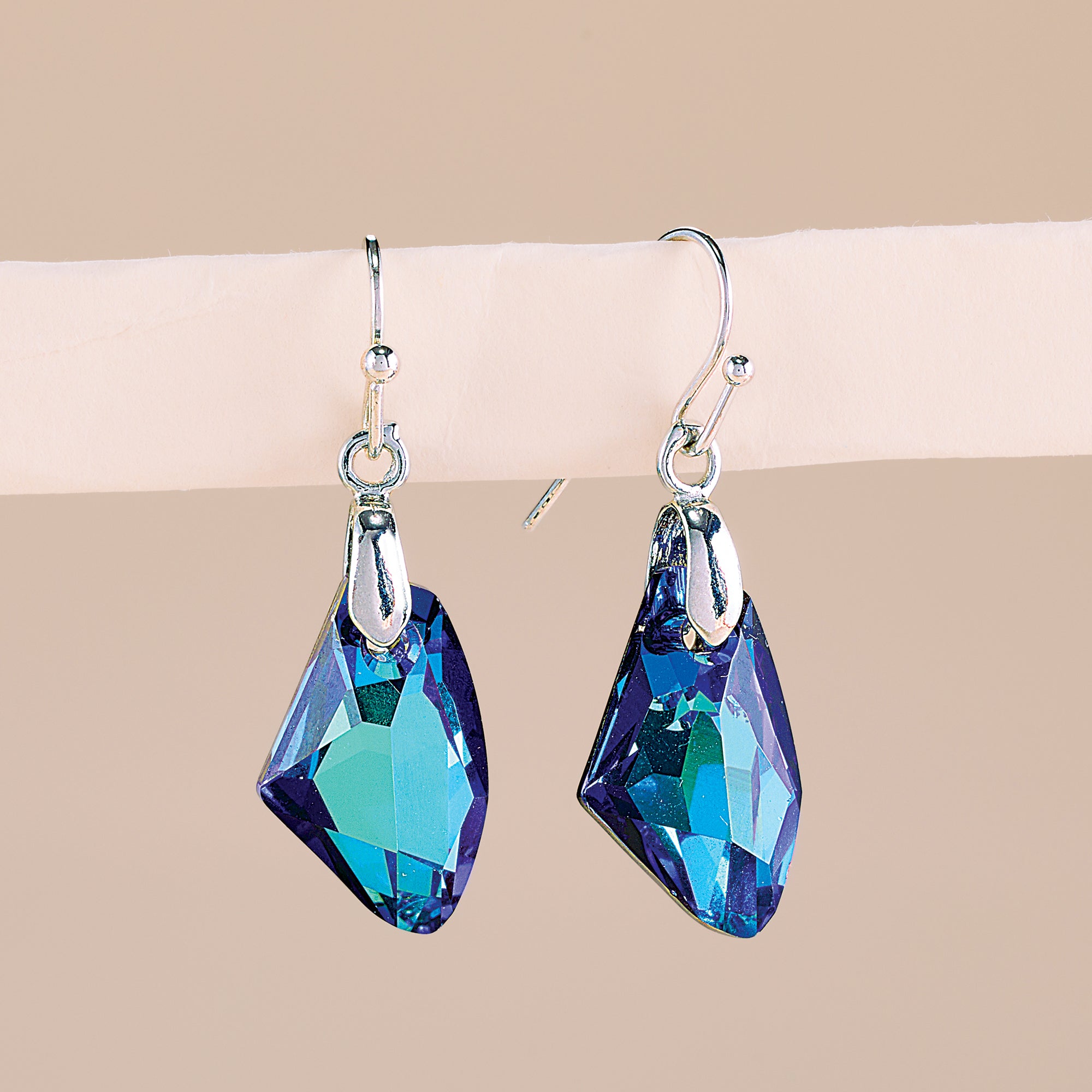 Aruba Blue Crystal Earrings