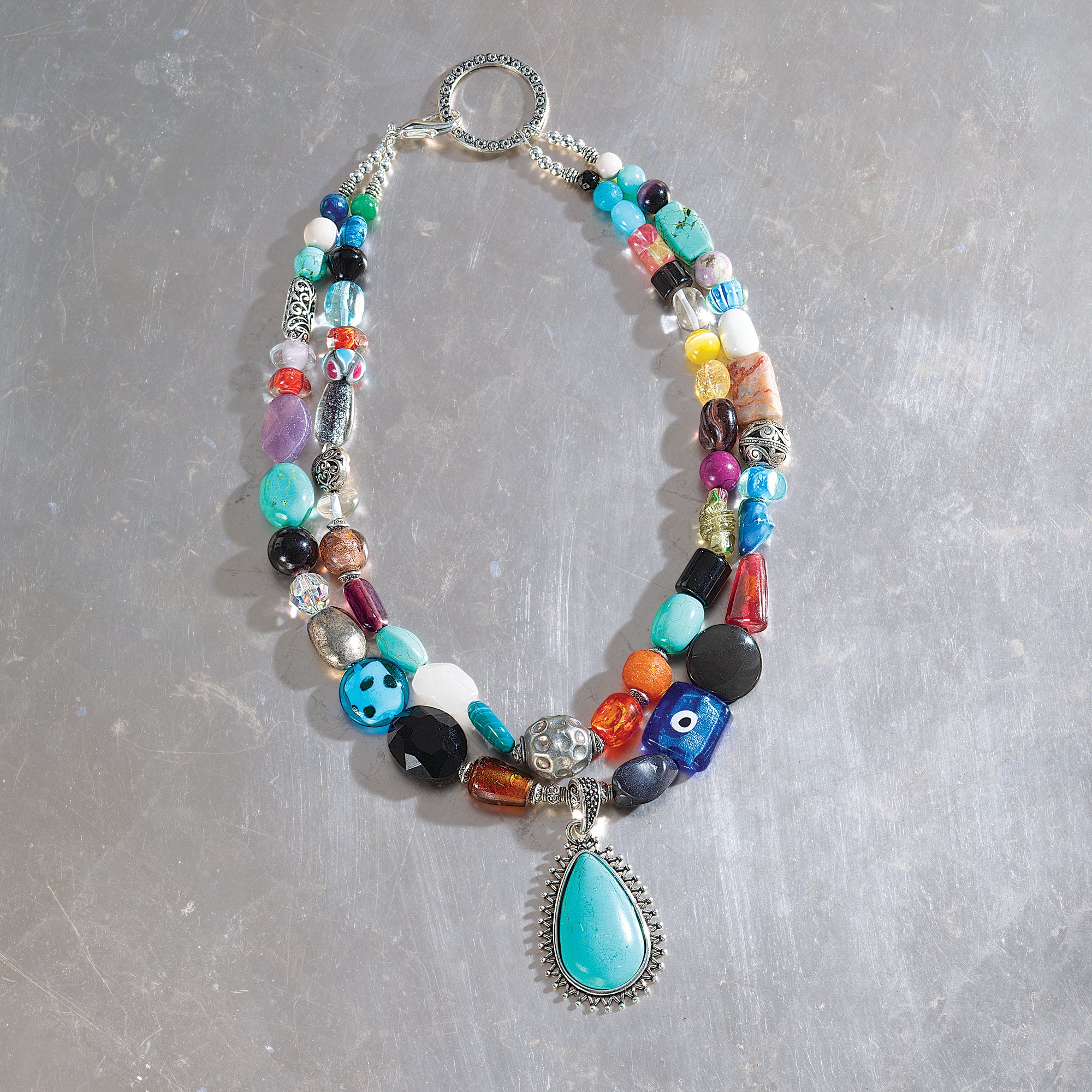 Curated Cultures Double-Strand Necklace