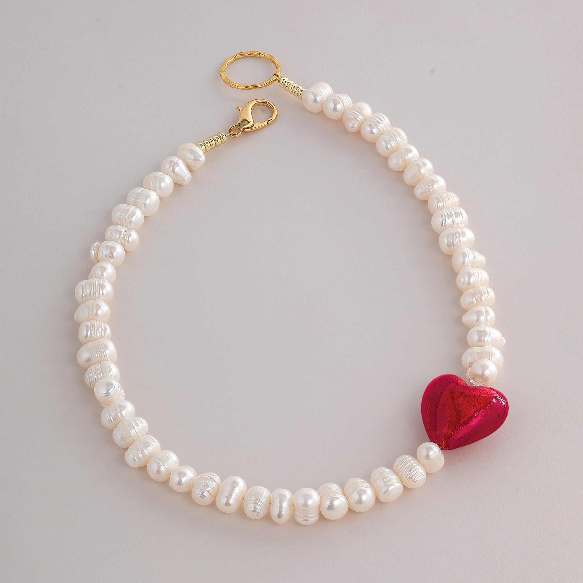 Your Heart Is In The Right Place Freshwater Pearl Necklace